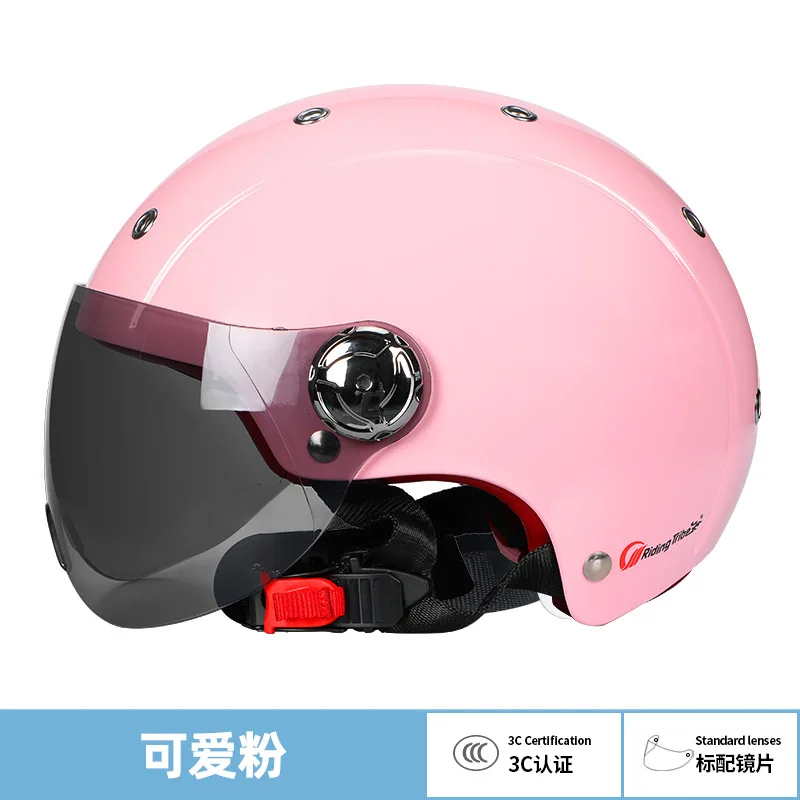 Motorcycle and Electric Vehicle Specialized Helmet Sun Protection Breathable Motorcycle Half Helmet Summer Safety Helmet