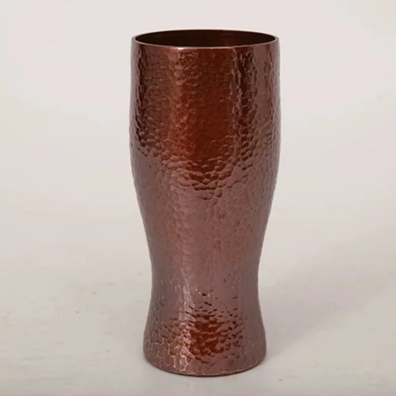 النحاس النقي القهوة القدح شجرة الملمس رائعة خمر موسكو البغل سماكة دائم كوب ماء 450 مللي سطح أملس فنجان شاي #4