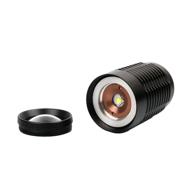 Swayboo T6 Glare IP65 livello impermeabile Rattlesnake LED ricarica torcia militare Zoom telescopico casa campeggio all'aperto pattuglia