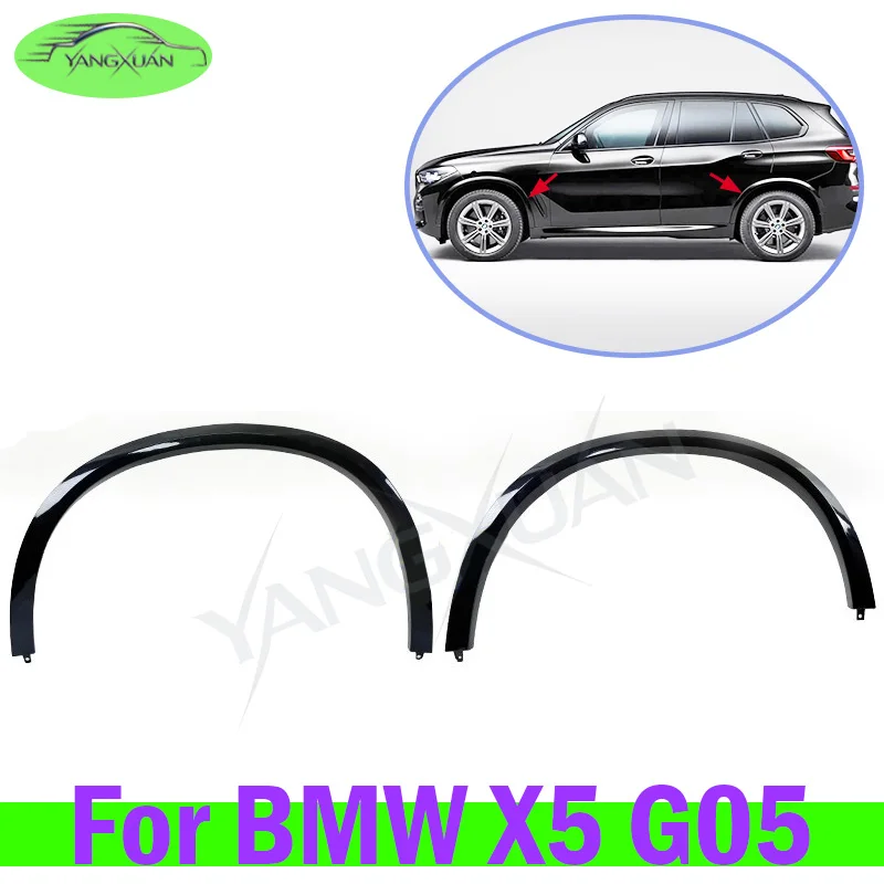 Car Wheel Arches Trim Wheel Eyebrow Fender Pad Anti-collision Strip For BMW X5 G05