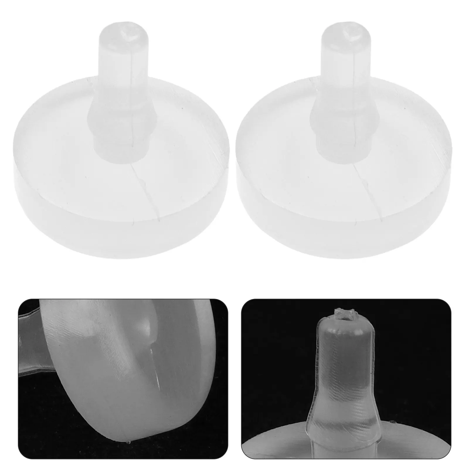 10pcs Brake Pedal Stop Pads Rubber Brake Switch Stopper for Enhanced Comfort & Universal Vehicle Fit