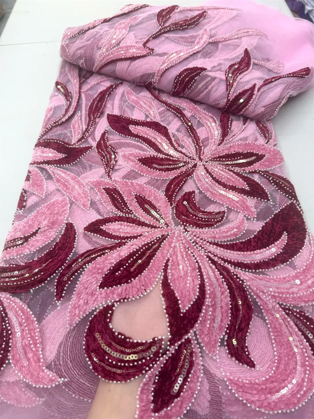 

Африканская кружевная ткань для жениха 2026, высокое качество кружева, французский тюль, блестки, вышивка бисером, тюль, кружевная ткань для вечернего платья для женщин