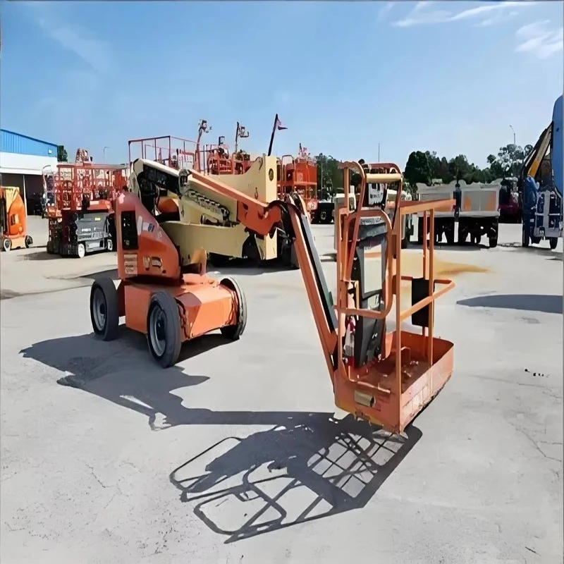 New YG E450AJ Electric Boom Lift 360 Rotation Low Fuel Consumption Engine Gear 13.72m Platform Height Narrow Space Operation