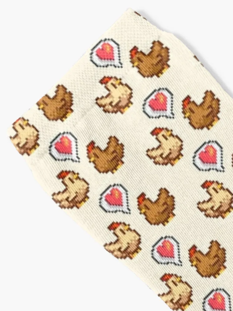 Stardew Valley Chicken Love Socks sock men cotton socks men