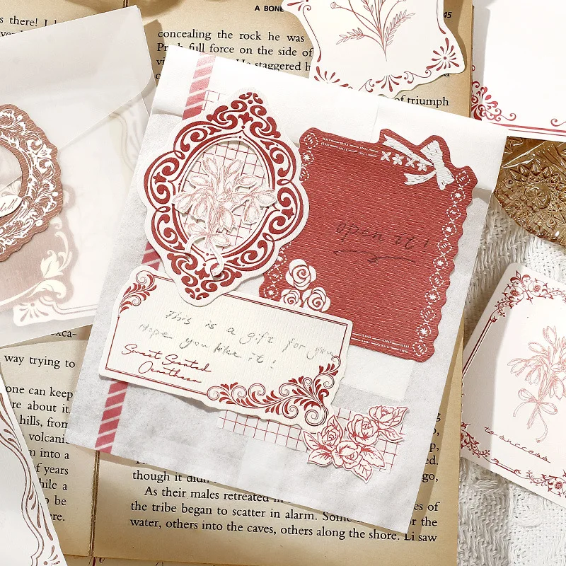 30 قطعة/الوحدة لوحات مذكرة المواد ورقة عنوان صفحة نصف قصيدة غير المرغوب فيه مجلة مذكرات سكرابوكينغ بطاقات خلفية ورق تزيين