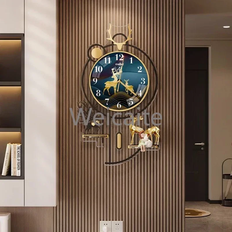 

Modern Large Wall Living Room Bedrooms Minimalist Fashion Restaurant Wall Nordic Relogio De Parede Home Design