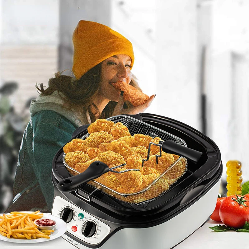 5L High-capacity High Quality Digital Deep Air Cooker Fryer Hot Sell Deep Fryer Air-pots