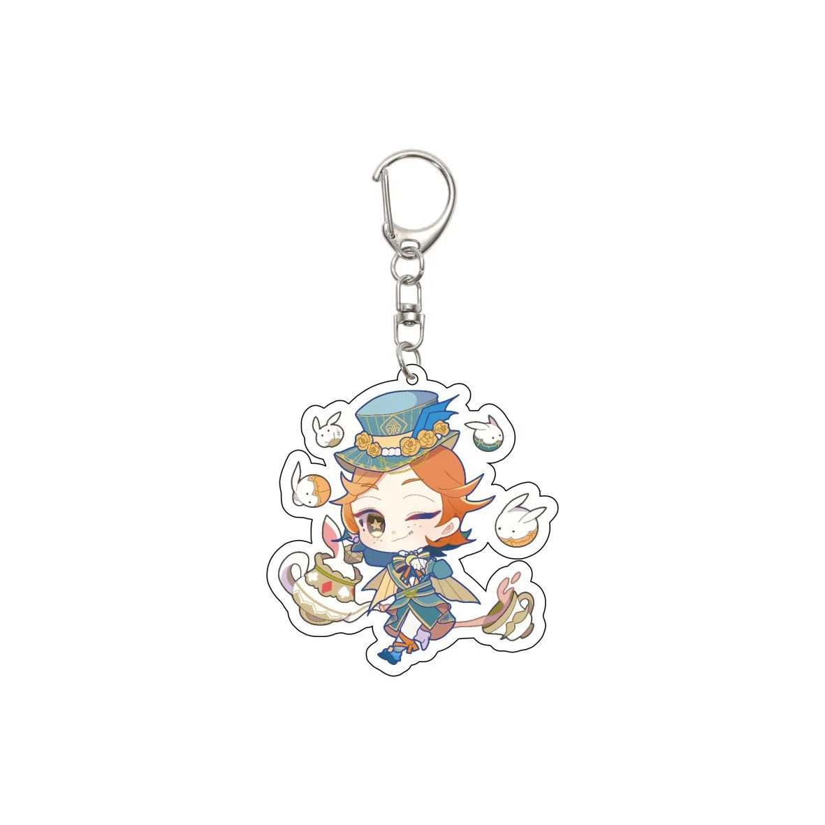 55MM Anime Identity V Keychain Alice Derose Joker Aesop Carl Antiquarian Frederick Kreiburg Marie Key Chain Christmas Gifts view 3