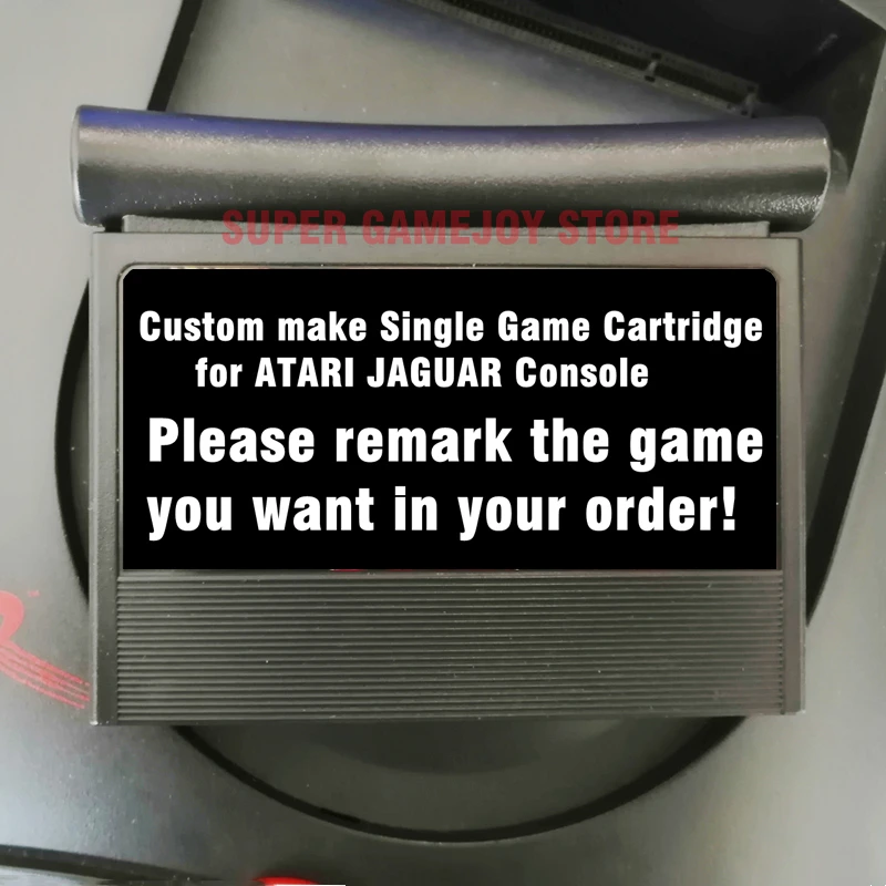 Custom make Single Game Cartridge for ATARI JAGUAR Console