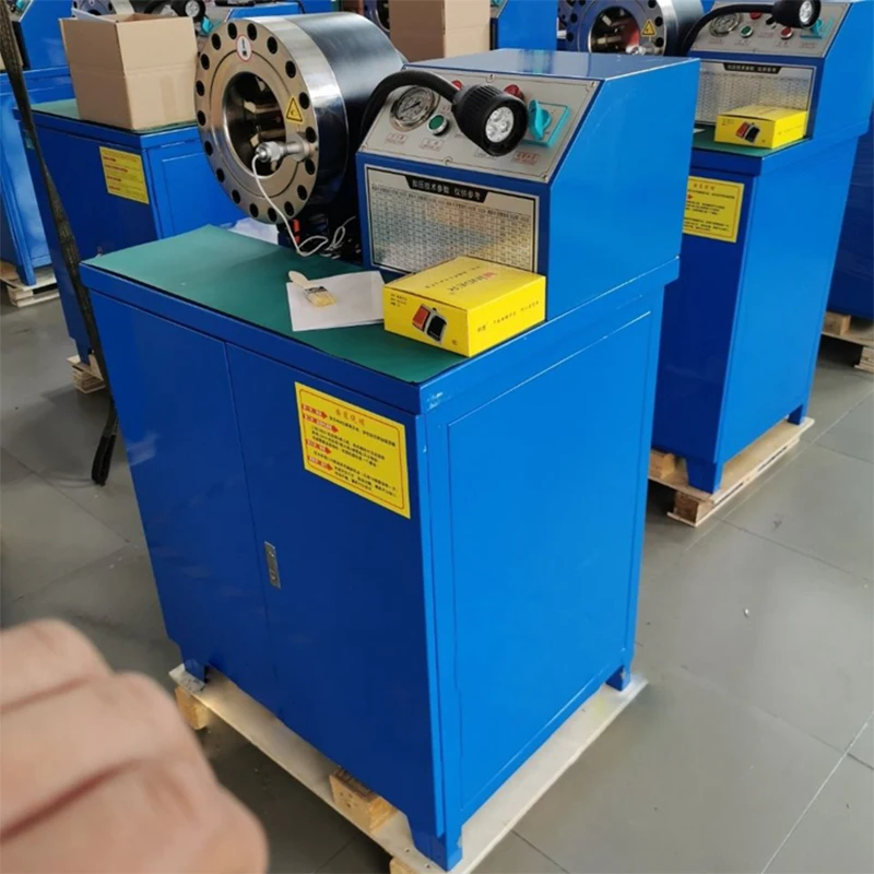 

High-pressure pipe locking machine Hydraulic oil pipe crimping machine Fully automatic crimping machine Explosion-proof pipe shr