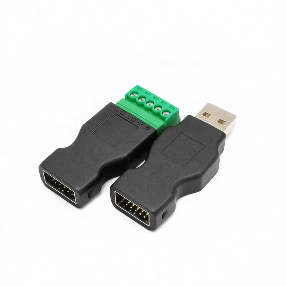 USB 2.0 To 5 Pin Terminal Connector Solderless Plug For For Rougang DIY Computer Peripheral Repairing Cable Connection