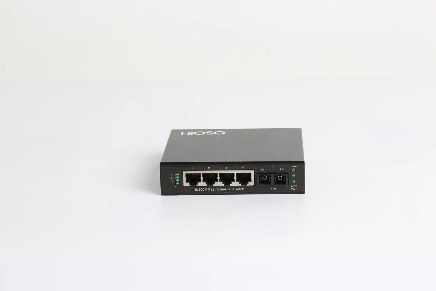 Imagem -02 - Comutador Ethernet com Portas Caixa de Metal Descontrolada 10 100m dc 12v