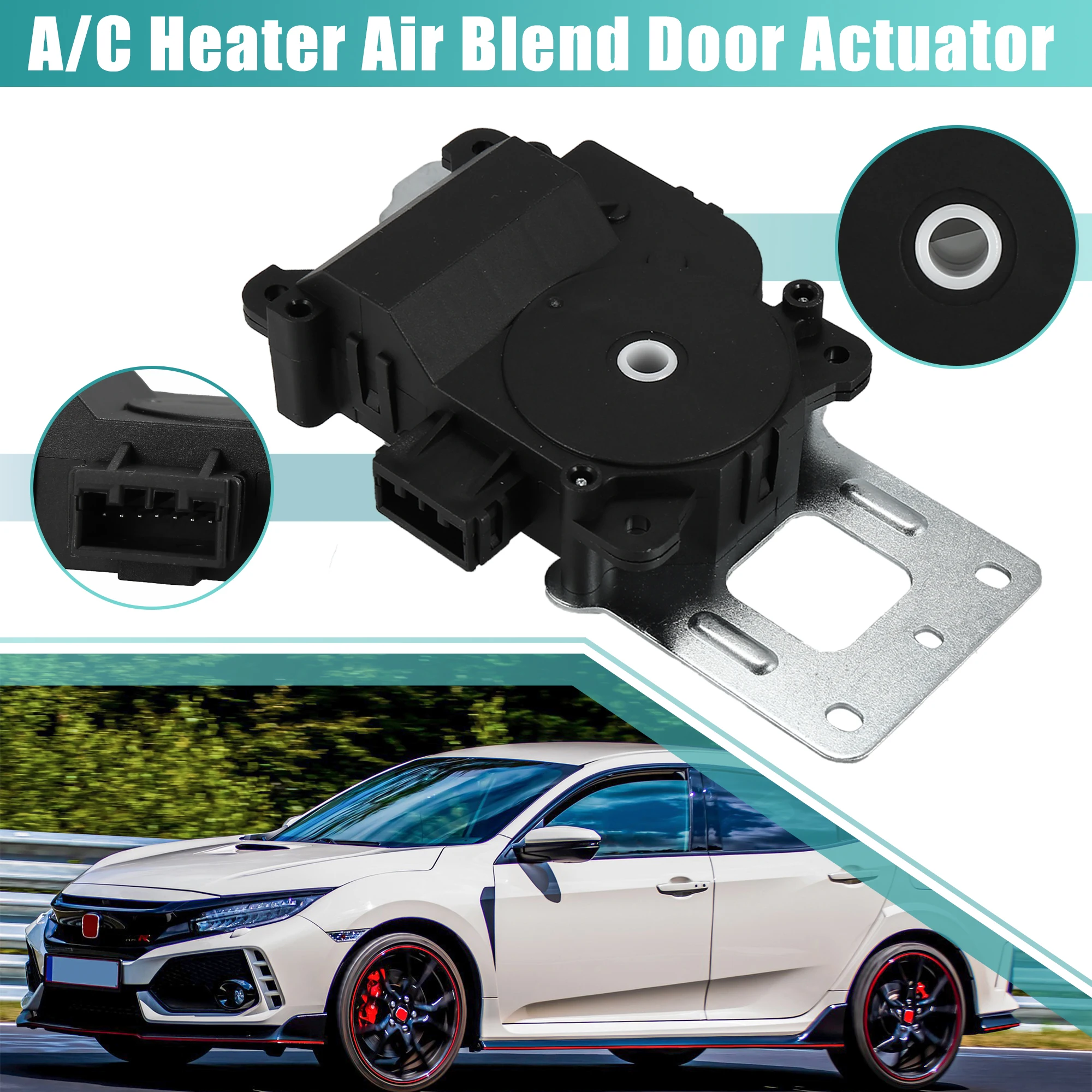 X Autohaux A/C Heater Air Blend Door Actuator NO.79140-SNA-A01 for Honda Civic 2006 2007 2008 2009 2010 2011 Mode Motor Assembly