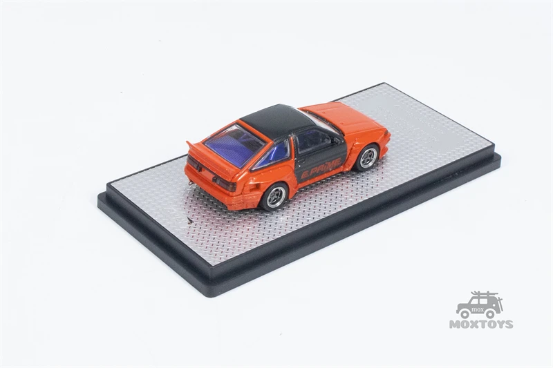 INNO 1:64 COROLLA TRUENO AE86 PANDEM / ROCKET BUNNY Orange Diecast Model Car