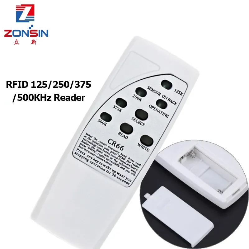 Rfid Card CR66 Reader Rfid Writer Handheld 125KHz Copier Duplicator ID Tags Programmer Copier With Light Indicator