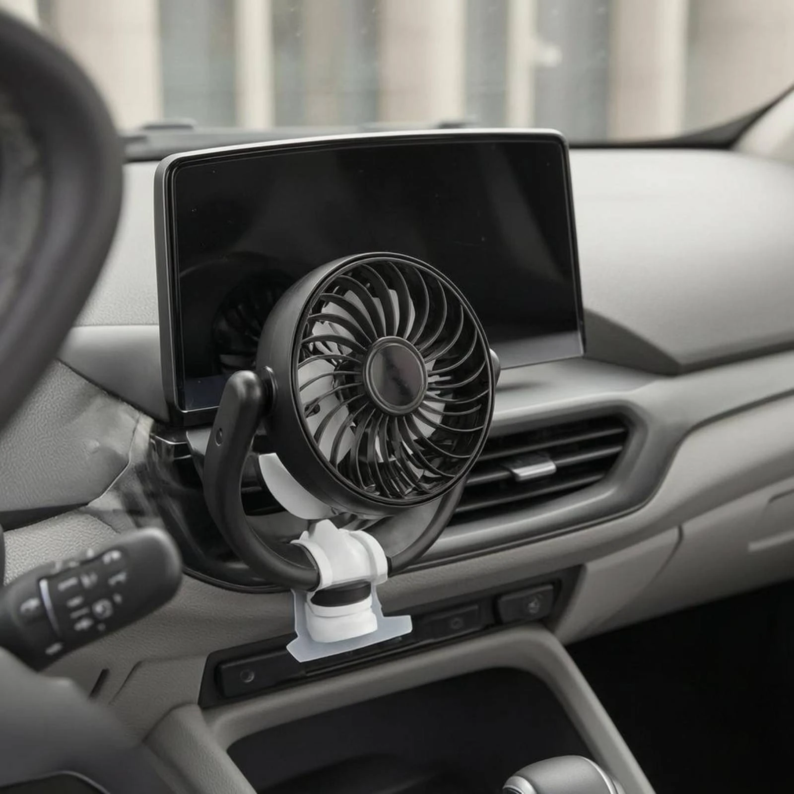 Dashboard Fan Compact Mini USB Fan Personal Cooling Rotatable Ventilation Device Lightweight for Car Interior