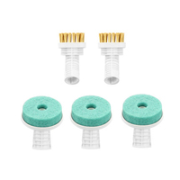 Suitable for Steam Mop Copper Wire Brush Head ZQ600/ZQ610/ZQ650 Cleaning Brush Head Stubborn Decontamination Kitchen