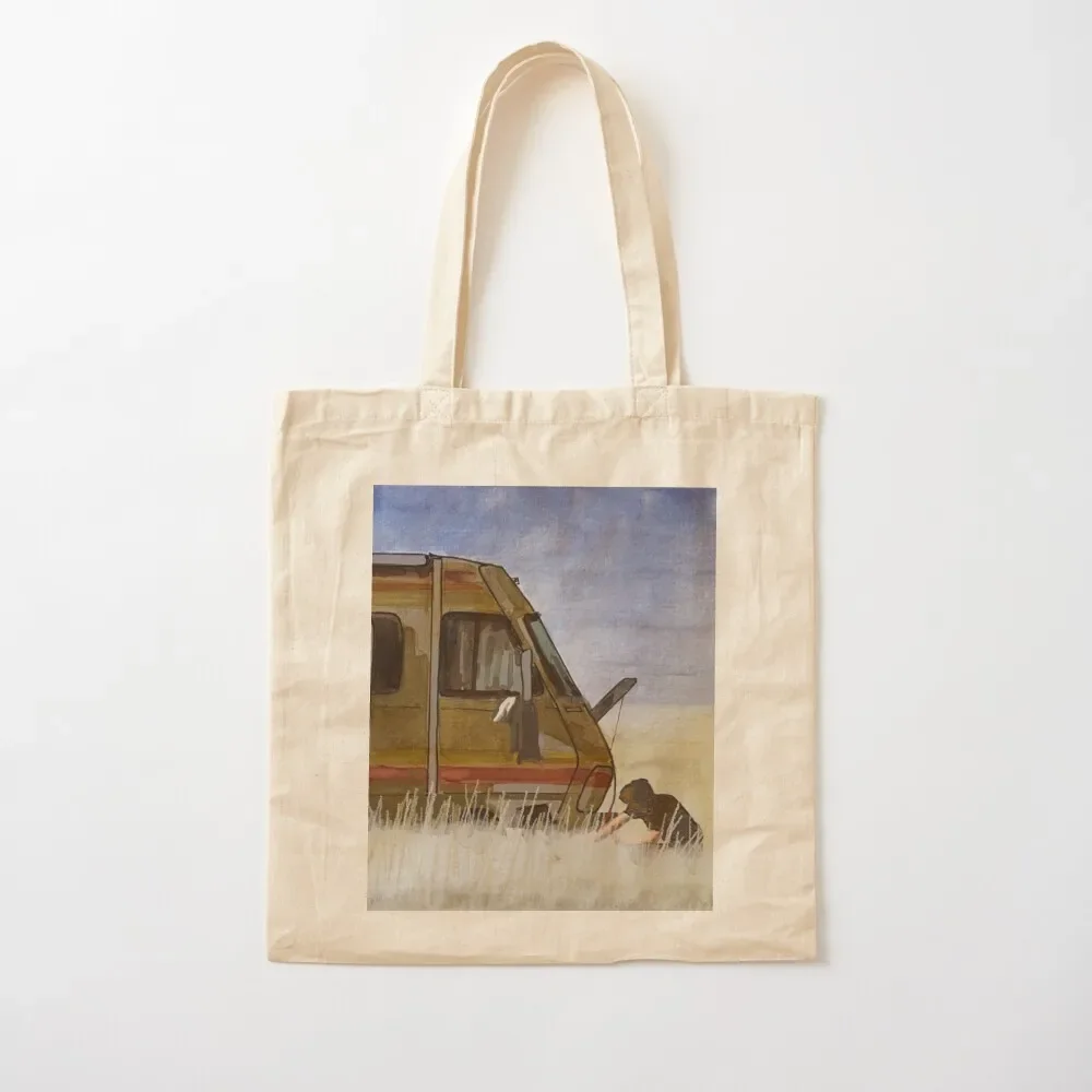 Walter and Jesse with the RV Tote Bag shoping bag tote bags cloth bags