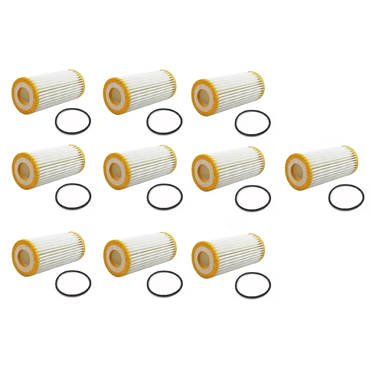 

10pcs Engine Oil Filter Compatible with VW Golf Jetta Beetle Audi A3 A4 A6 S3 TT Quattro HU6013z 06L115562B