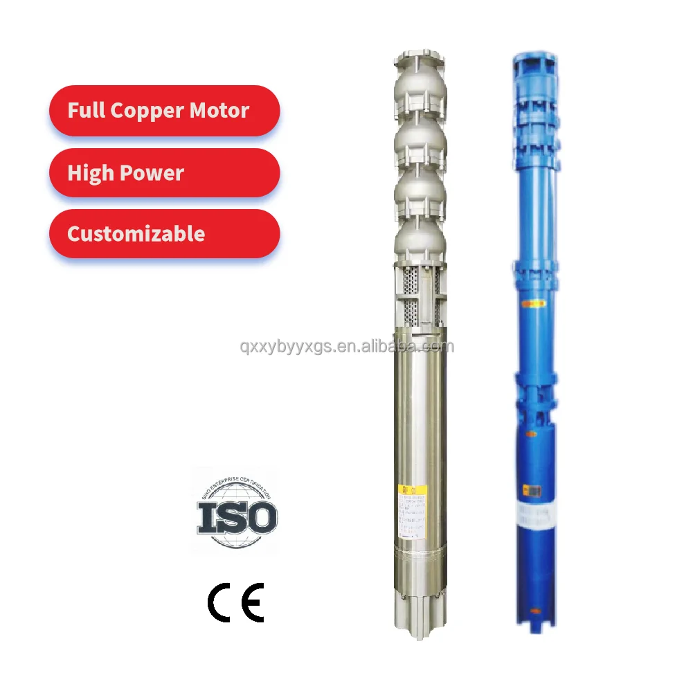 

Hot Sale 3 Phase Motor 30hp 40hp 50hp 60hp 75hp 75kw /100hp 150hp Submersible Deep Well Water Pump 1.5 2 3 4 5 6 8 Inch Outlet