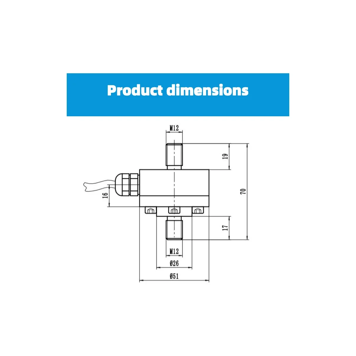 Membrane Box Load Cell, High-precision Automation Equipment, Load Cell 0.5KN 1KM 2KN 3KN 5KN 10KN 20KN