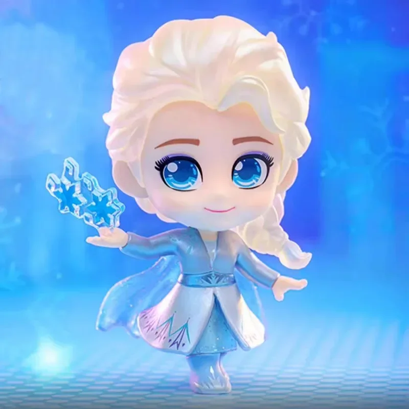 Disney Frozen Blind Box Kawaii Elsa Anna Olaf Kristoff Mysterious Surprise Figure, Cosbi Collection Model Doll Guess Bag Toys