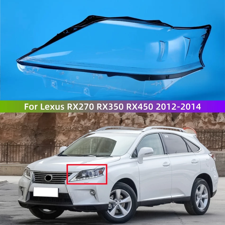 

Для Lexus RX RX270 RX350 RX450 2012 2013 2014 автомобили прозрачный материал ПК фары линзы лампы