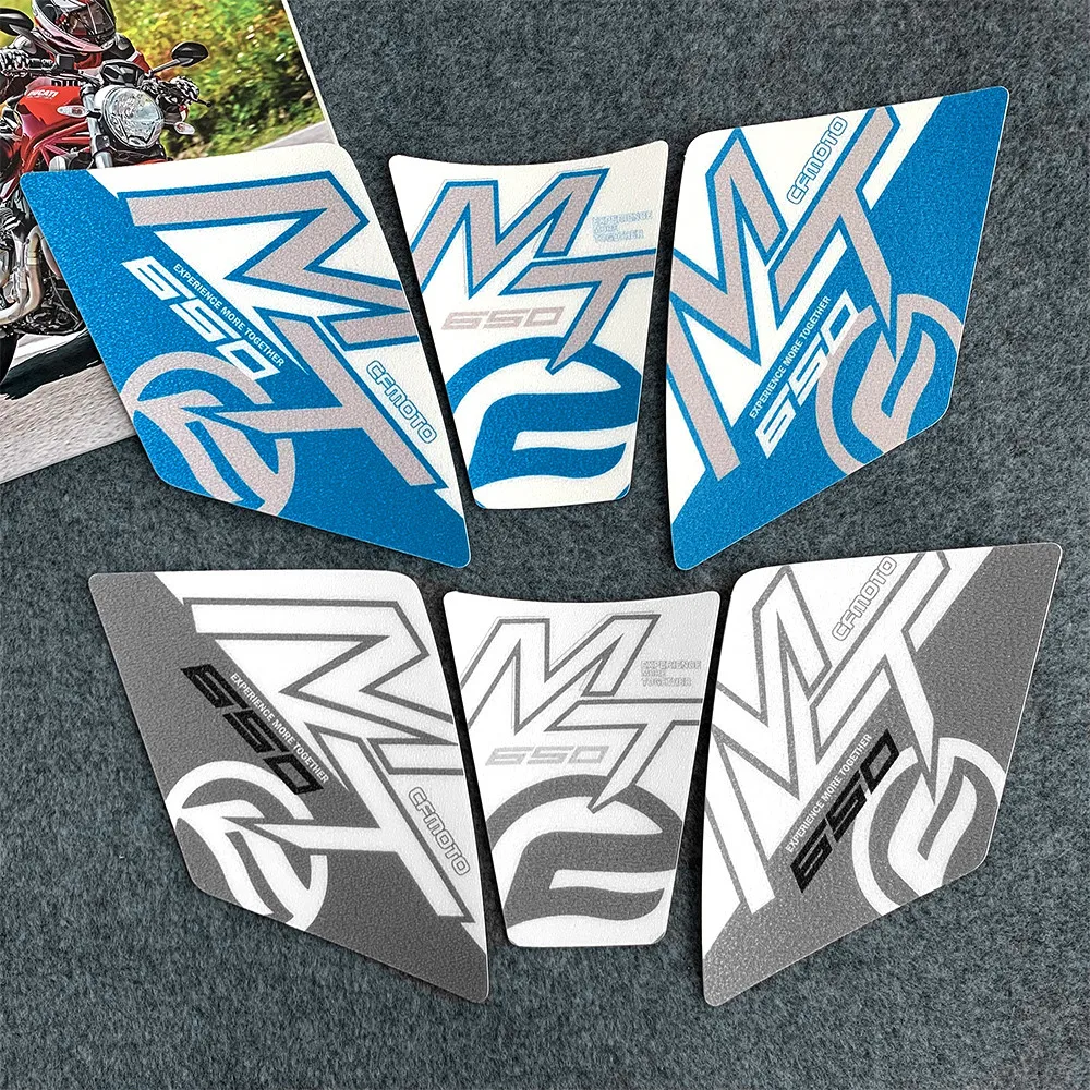 3M Motorcycle Fuel Tank  Anti Slip Sticker Gas Knee Grip Frosted Decal for CFMOTO 650 MT CF 650mt