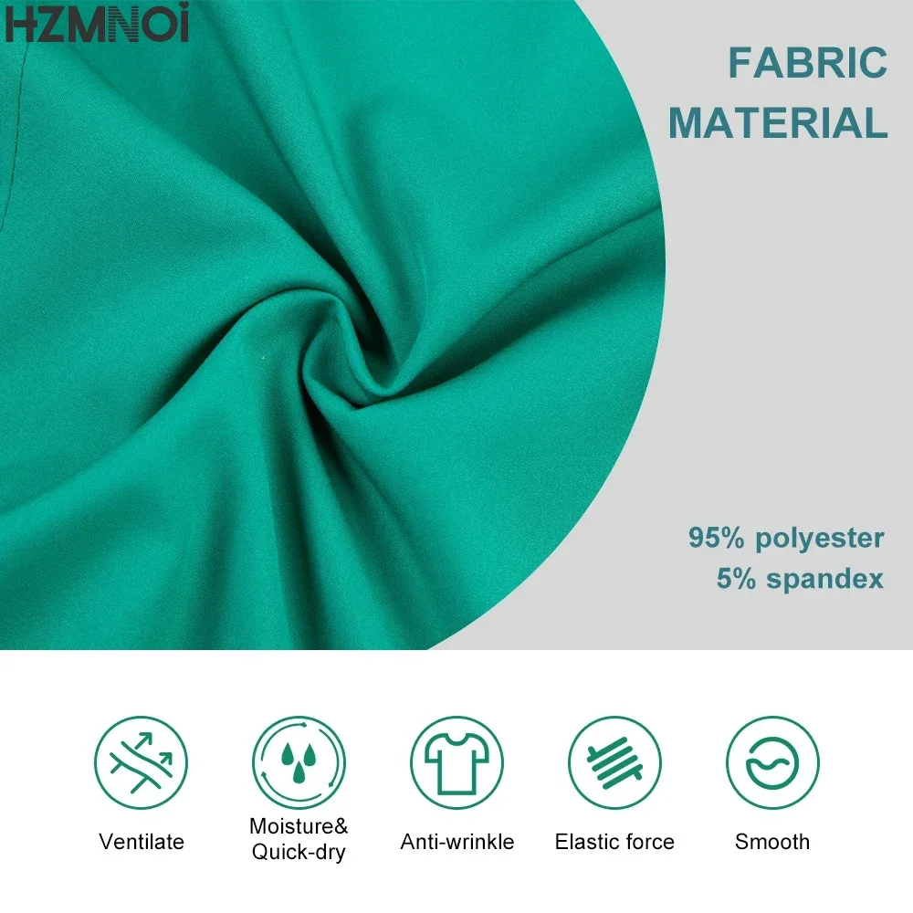 医療スクラブ看護手術用ガウン高品質弾性スクラブヘルスケア薬局無地制服卸売作業服ユニセックス