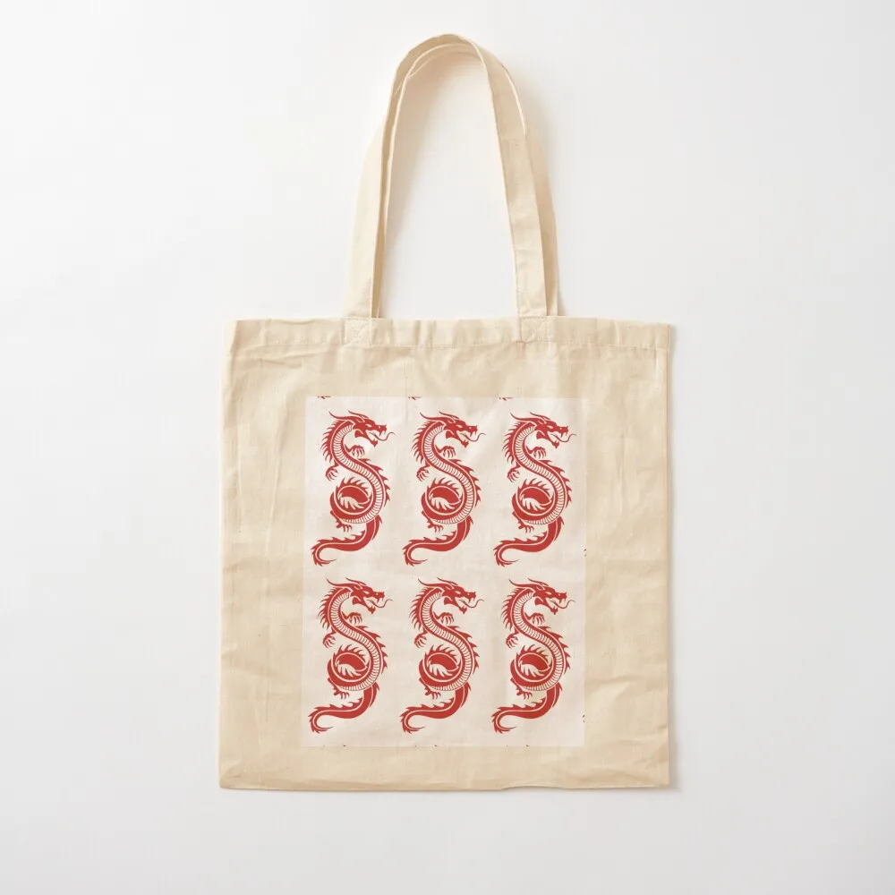 The red dragon Tote Bag shopping bag logo free delivery bags shopper bags Lady bags