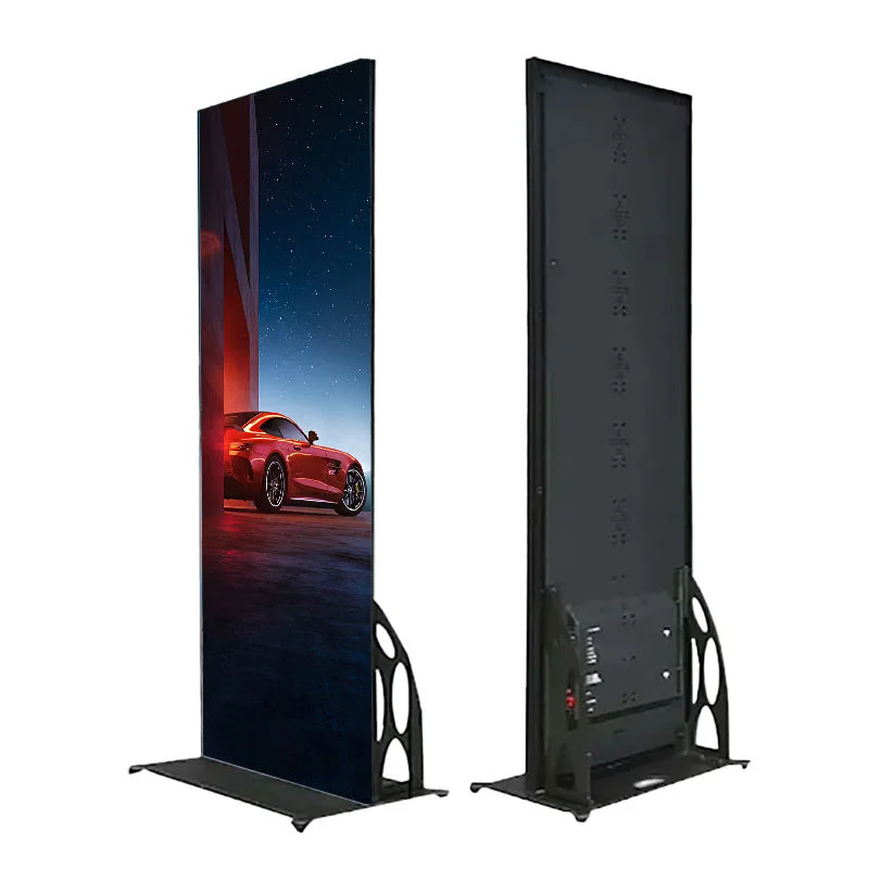 P2.5 640mmx1920mm HD Movable Indoor LED Poster High Brightness Screen - view 3