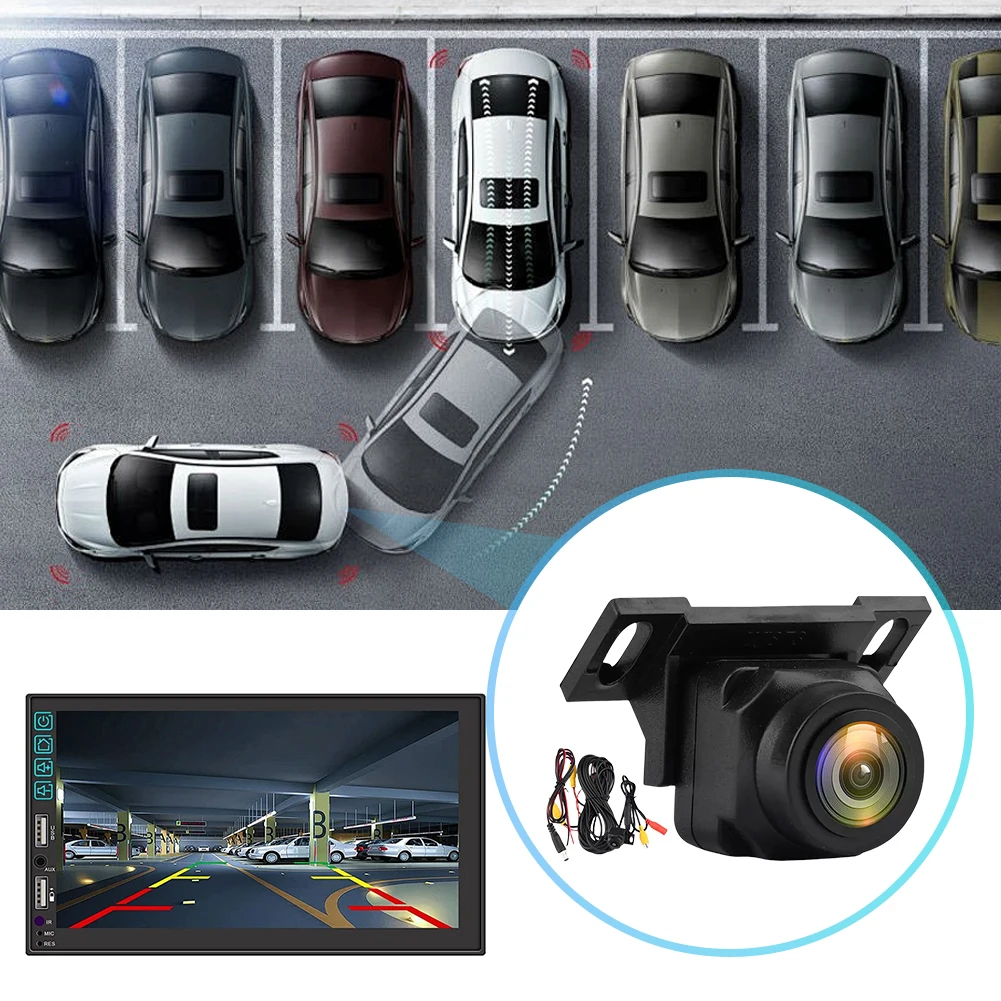 720P AHD Fahrzeug Backup Rückfahrkamera HD Farbbild Nachtsicht Fahrzeug Rückansicht Rückfahrkamera Einparkhilfe Kamera