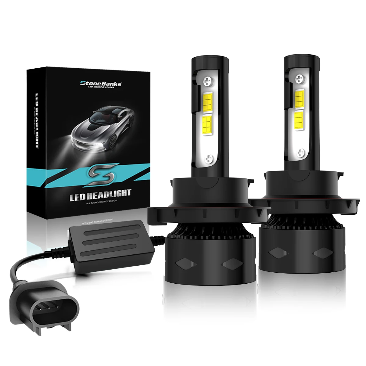 

Mini LED Headlight Bulbs 12V 3000K 6000K Small Size EMC Anti Interference Fit H1 H3 H7 H8 H9 H11 9005 9006 9012 880 881