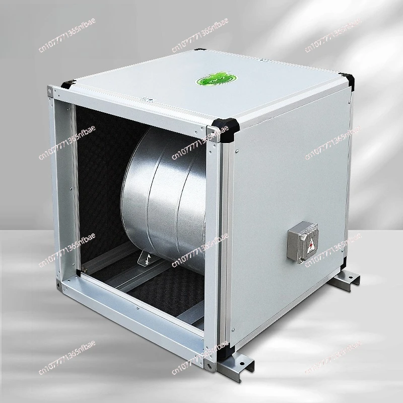 Double Inlet Low Noise Fan Box Aluminum Alloy Fresh Air Supply and Exhaust Ventilator for HVAC System