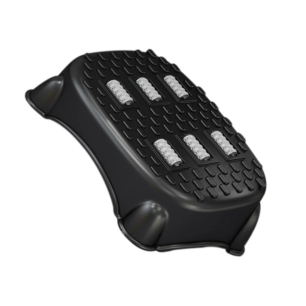 

1pc Foot Rest Black Compact Office Footstool Under Desk Support Sofa Foot Stool Plastic Step Stool Home Use Furniture