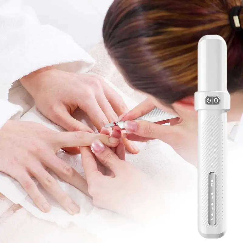 Rectifieuse électrique pour ongles, outil de manucure et de pédicure professionnel, vitesse réglable, lumière LED, sans fil, aste