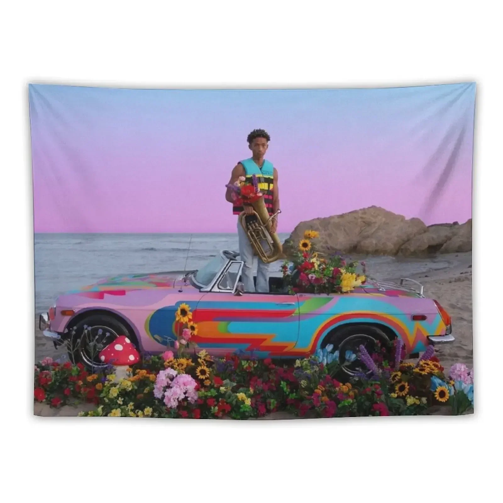 CTV3 Jaden Smith - Cool Tape Volume 3 Tapestry Wall Decorations Room Decor Decoration Room Aesthetic Room Decor Tapestry