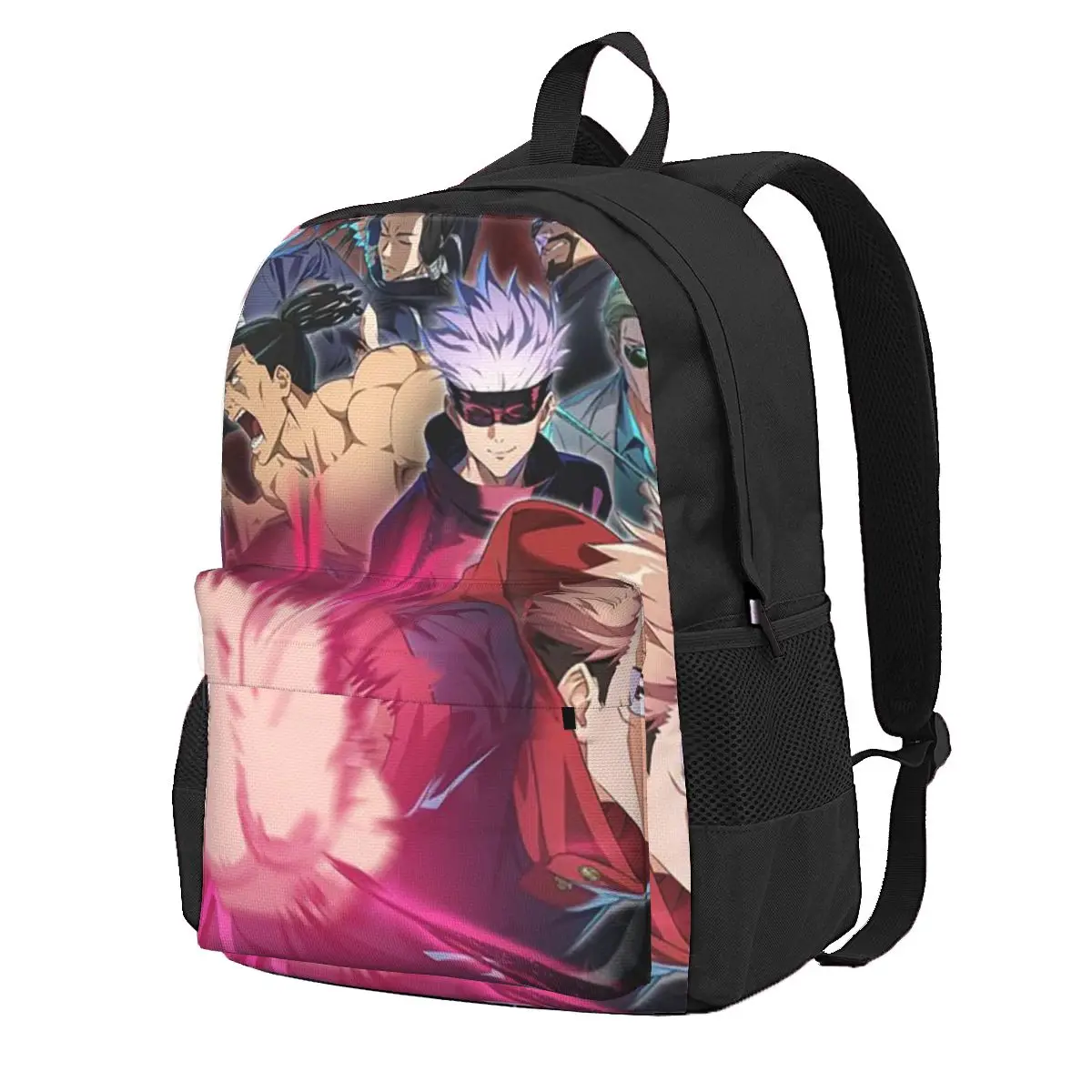 

Jujutsu Kaisen Anime Satoru Yuuji Nobara Megumi Sukuna Student Backpack School Bag for Boys Girls Fashion Bookbag Shoulder Bags