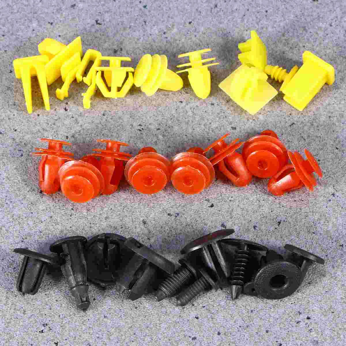 500 PCS Auto Accesseries Car Accessories Bumper Rivet Retainer Door Trim Panel Clip Fasteners Decor Plate Clamp Assorted