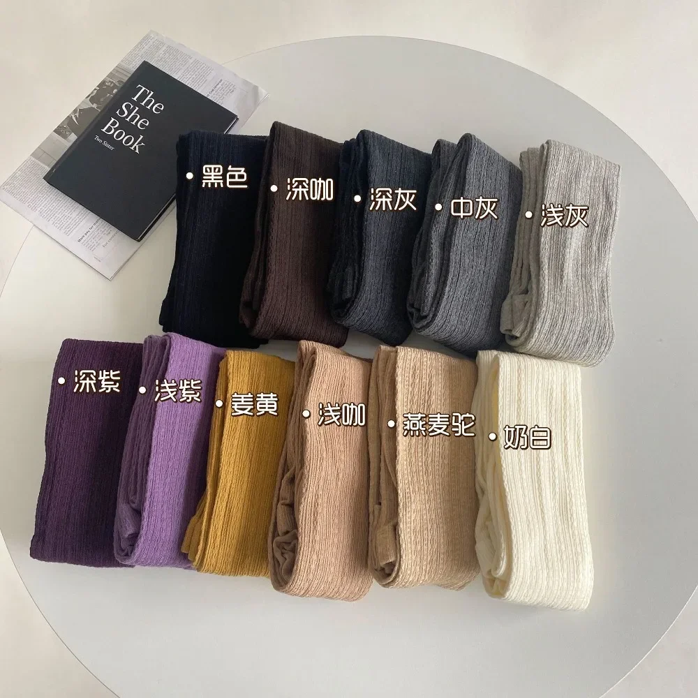 

Hot Women Tights Lingerie Sexy Slim Thigh High Stockings Pantyhose Women JK Tight Pantyhose Japanese Style Solid Color Autumn