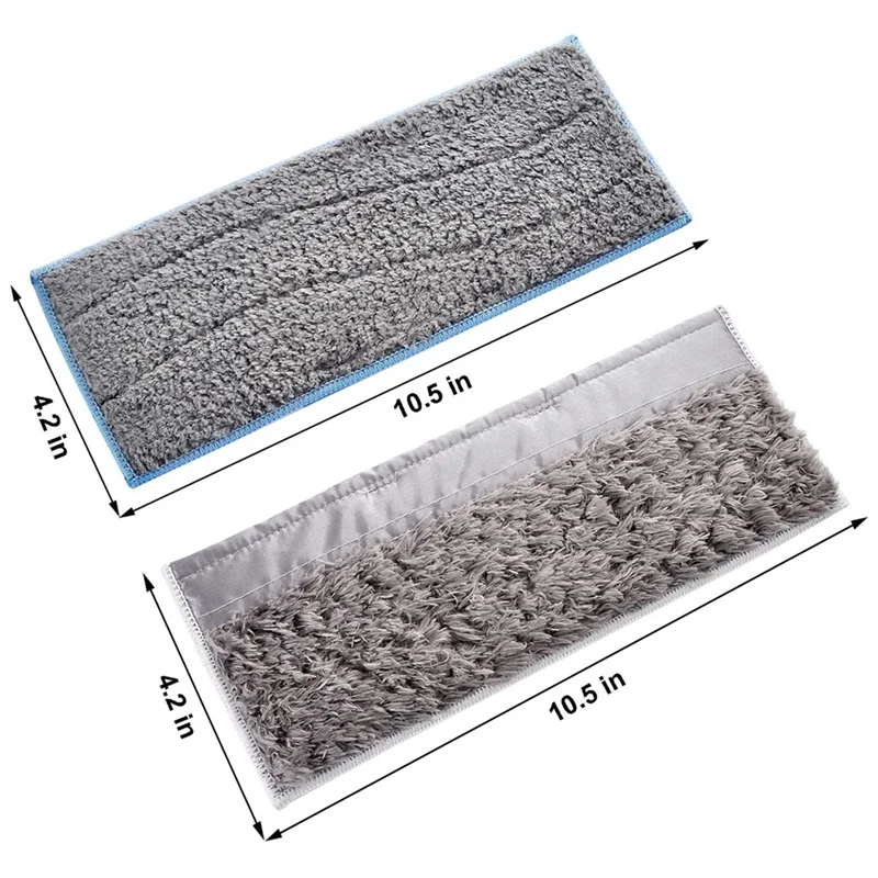 AB47-Vac Cuscinetti lavabili e riutilizzabili di ricambio per Irobot Braava Jet M6 (6110) (6112) Cuscinetti bagnati per robot Mop Cuscinetti asciutti