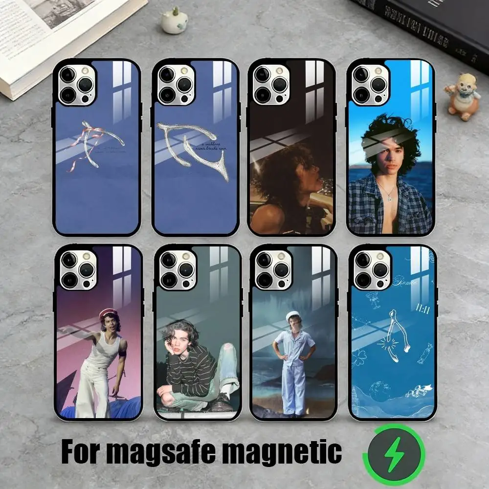 

C-Conan Gray Wishbone Phone Case For iPhone17,16,15,14,13,12,11 Plus,Pro Magnetic For Magsafe Wireless Charging