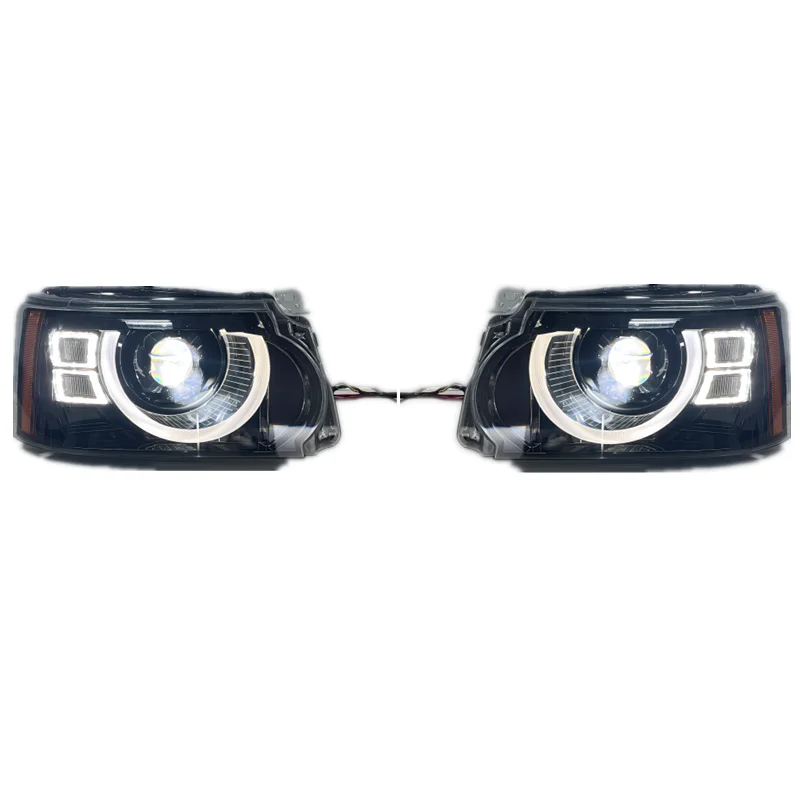 Upgrade To New Defender Style Front Head Lamp For Range Rover Sport L320 2010-2012 LED Headlight Facelift Lights