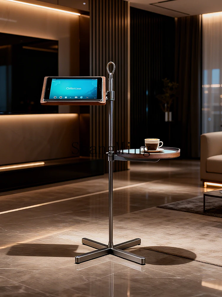 

CL minimalist stainless steel lifting edge living room sofa floor rack modern minimalist flat bracket