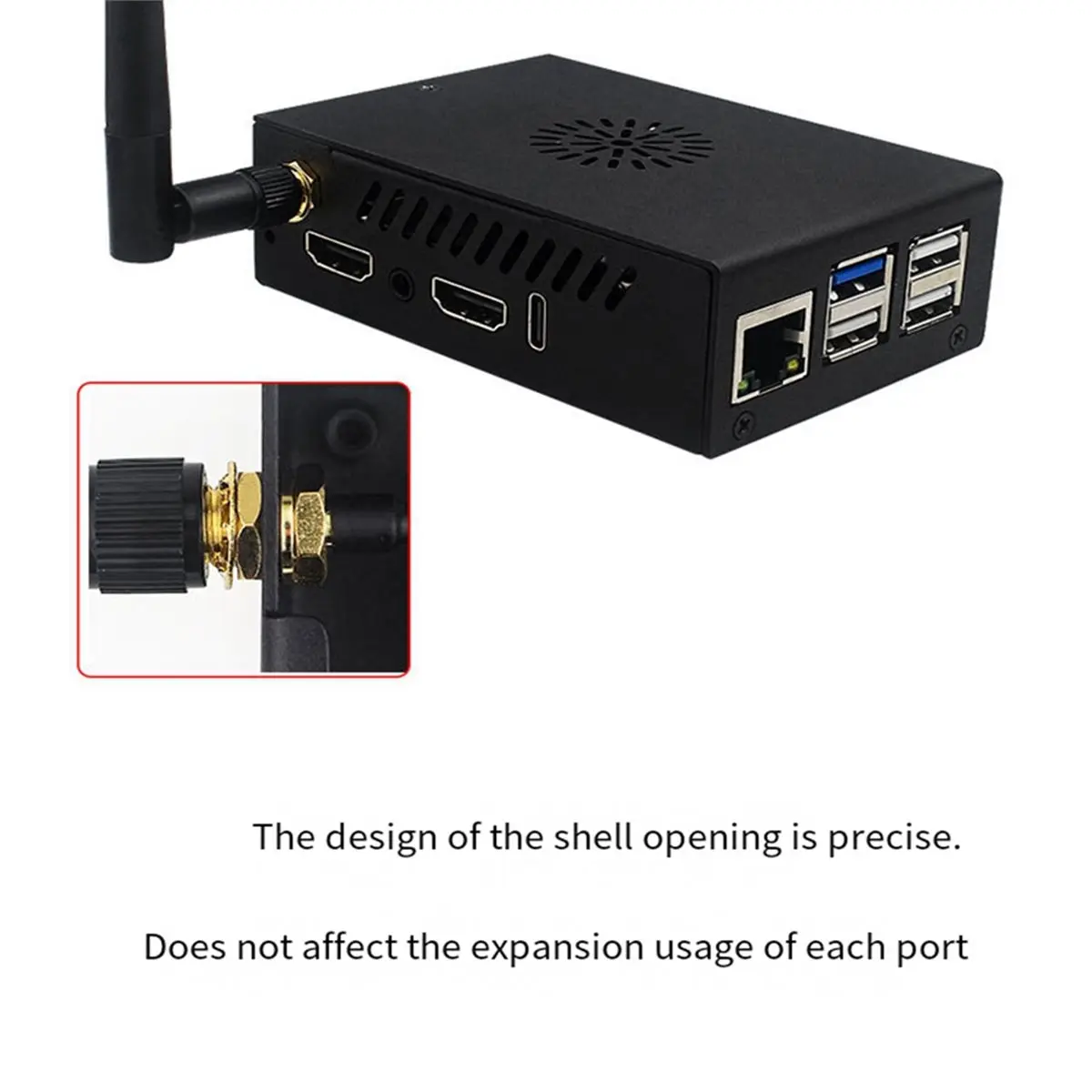 newA10R For 5 Pro Max Ultra Case Dust Design with Metal Radiator Cooling Shell Housing Enclosure Cover