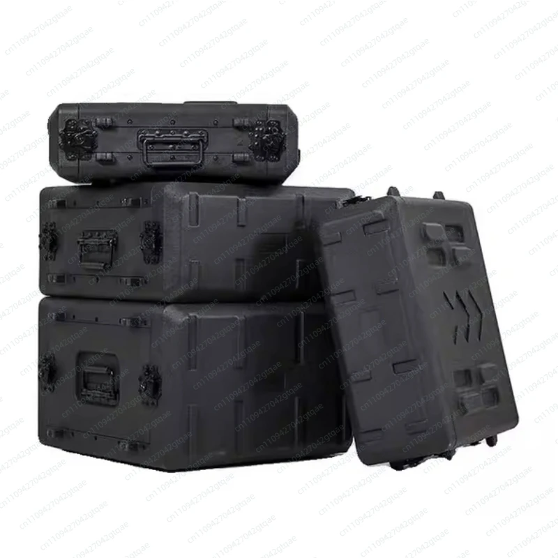 PE Plastic U Box Digital Power Amplifier Receiver Wireless Microphone Microphone Storage Portable Aviation Cabinet