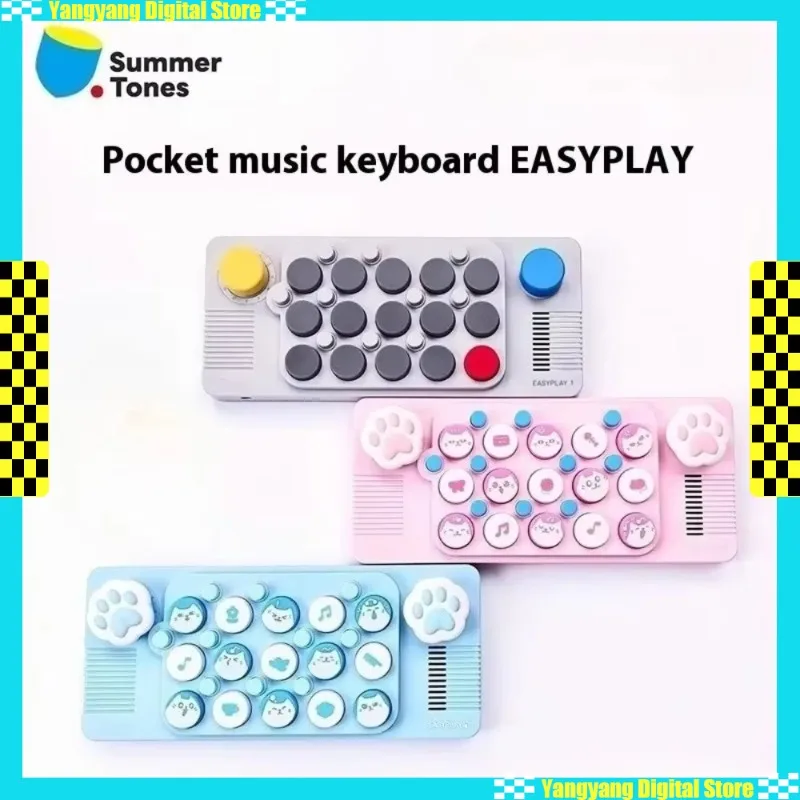 

Easyplay Music Keyboard Pocket Mini Portable Electronic Piano Intelligent Midi 1600mah Customizable Music Card Midi Piano Toy