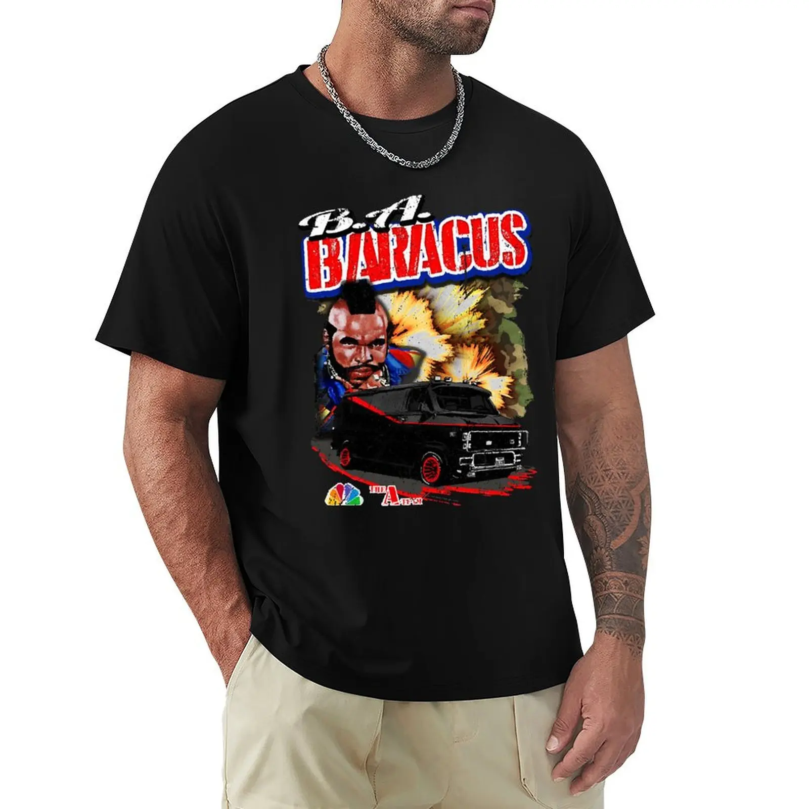 

B.A. Baracus T-Shirt oversized Funny t-shirts mens designer t shirt