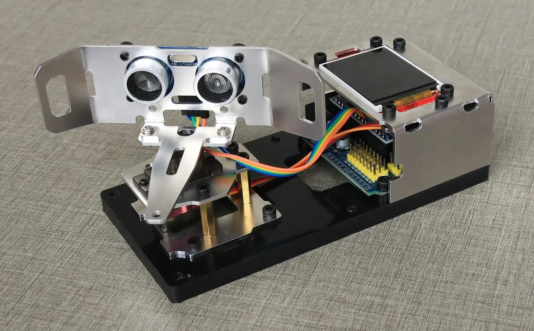 PRODUK - Radar ultrasonik Arduino, kit pembelajaran pemrograman untuk mahasiswa dan siswa sekolah menengah DIY, detektor ultrasonik