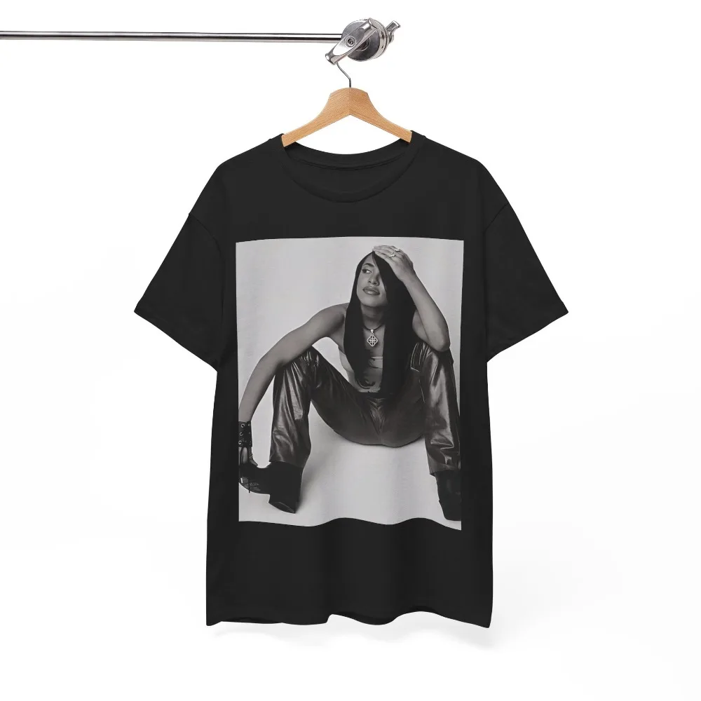 Aaliyah T Shirt Men For Men's Clothing Graphic T Shirts New Gifts and T-shirts Cotton Men's T-shirts Mens Gifts